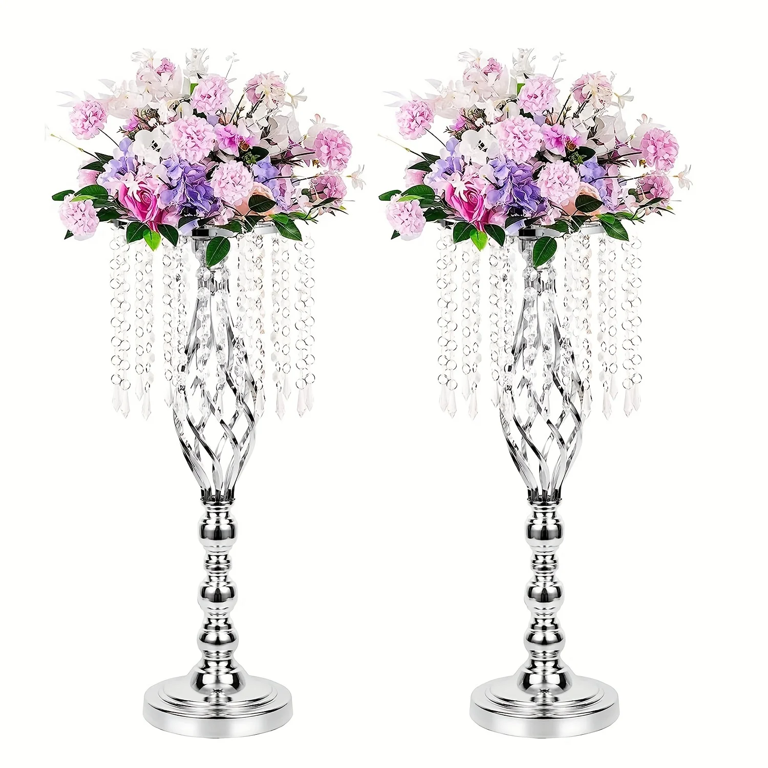 2 Wedding Flower Stand,table Decor,wrought Iron Plating Craft Flower Stand for Wedding Party Birthday Party,wedding Table Centerpiece,christmas