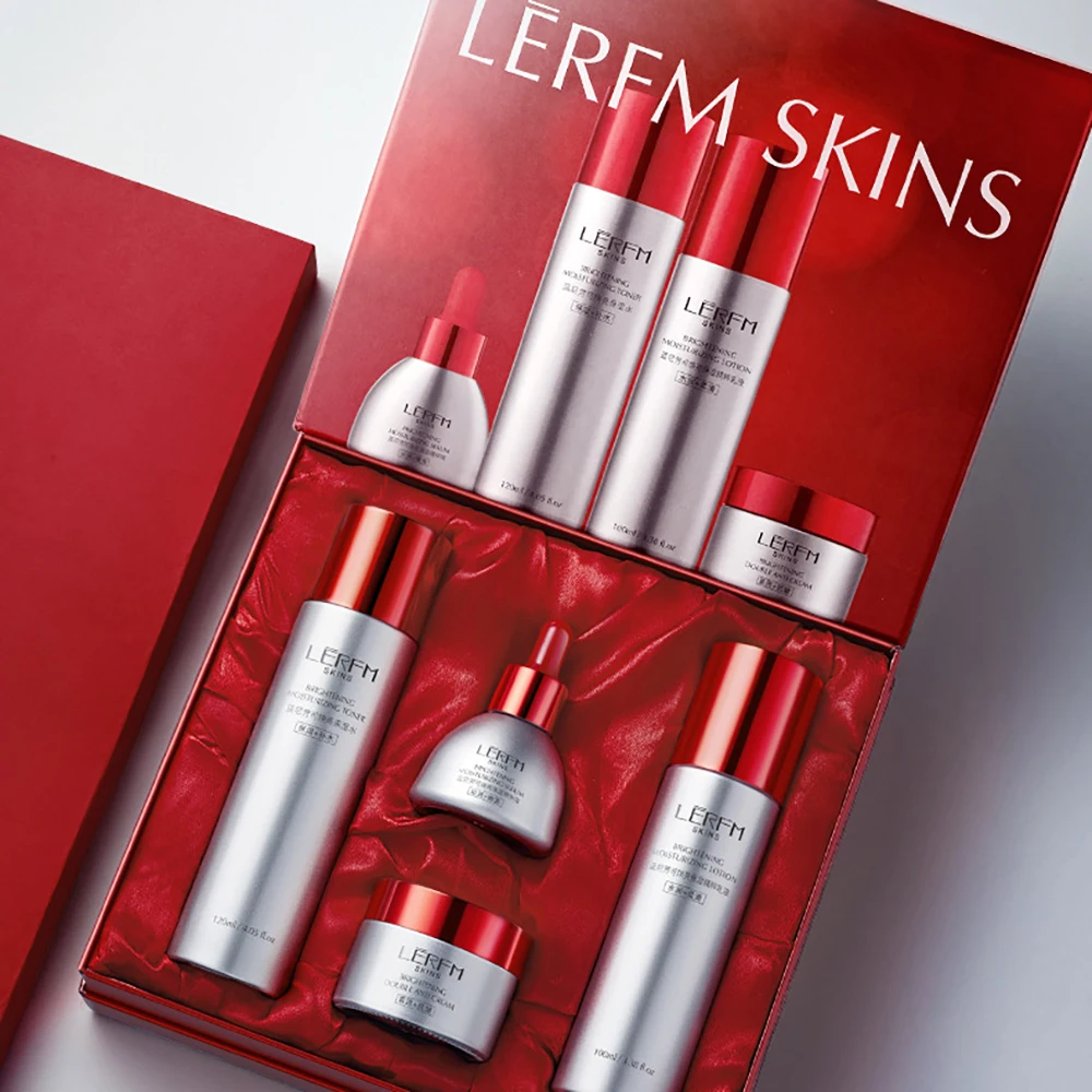 Astaxanthin Brightening Improve Facial Dull Skincare Sets Facial Toner Moisturizing Essence Face Lotion Retinol Face Cream