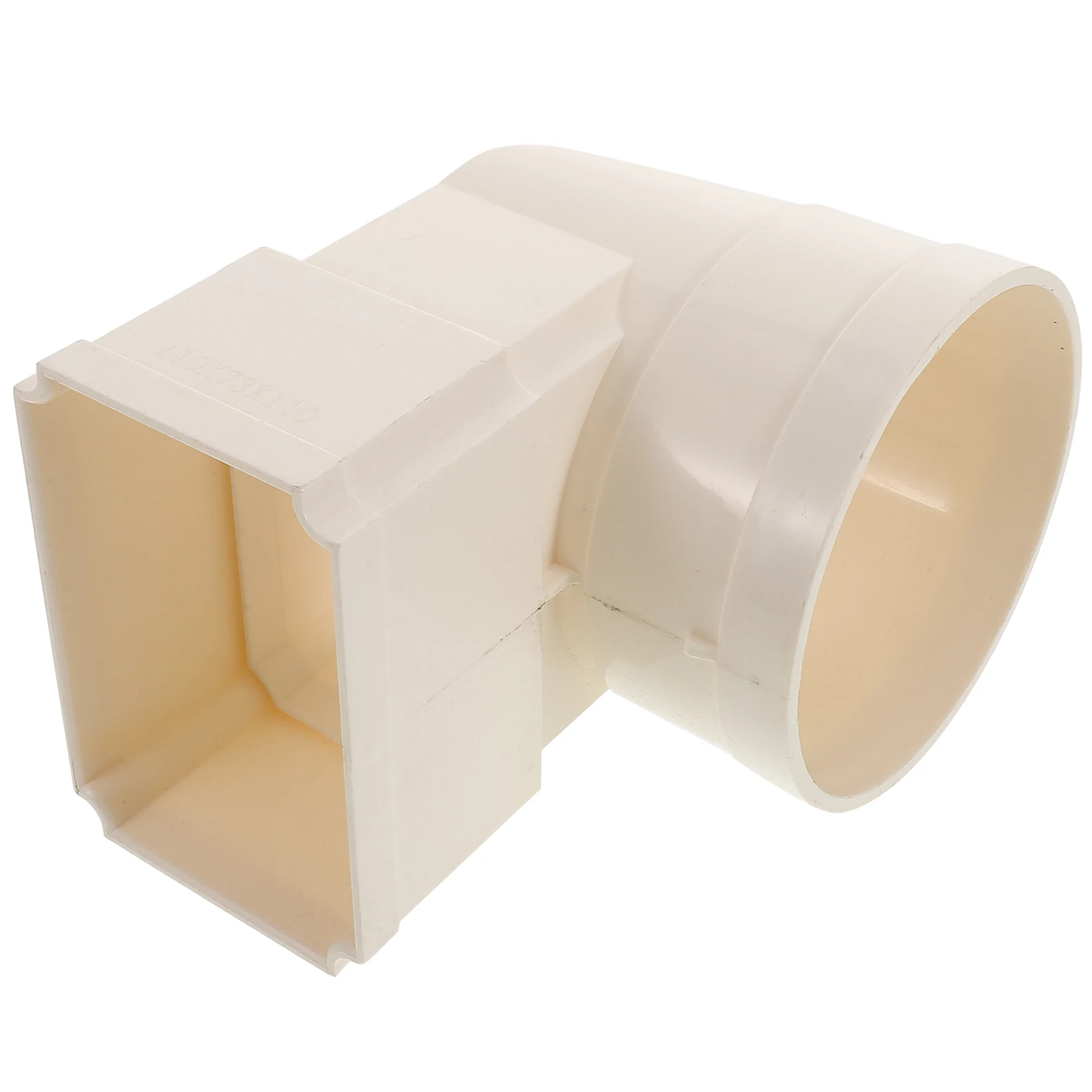 

Square Rainwater Downspout PVC Durable Black Gutter Drainage Hose Splash Block Concrete Guards Villa Water Management