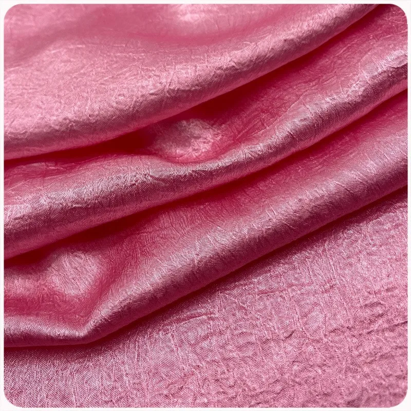 

Glossy Dubai pleated hand-grabbed colored fabric wide-leg pants fashion shirt dress