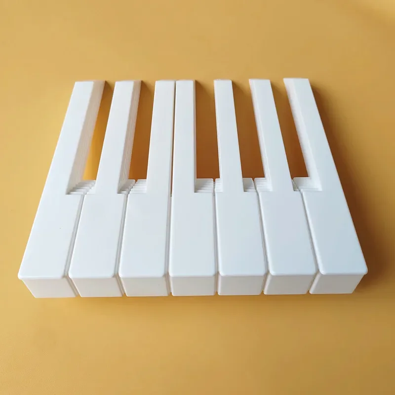 Herramientas de afinación de piano, accesorios para piano, Yamaha, piano coreano, teclado de cuero blanco de 52 mm, un par de 52 piezas