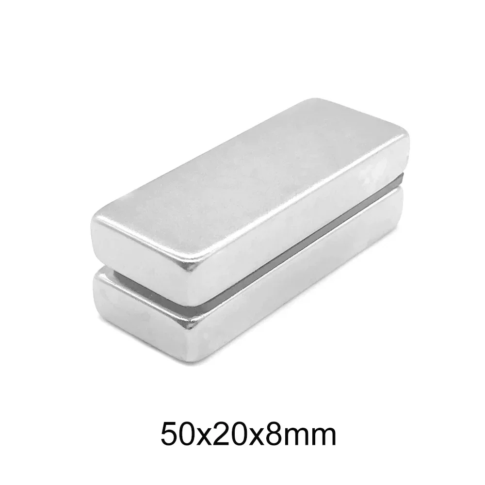 50x20x8mm  Powerful magnetizing Magnets 50mmX20mm Neodymium Magnet 50x20x8mm Strong NdFeB Permanent Magnetic 50*20*8 mm