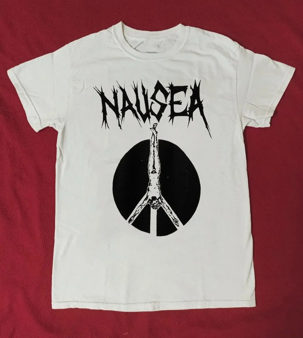 Nausea Band Unisex Logo White T Shirt Full Size S-5XL SE808