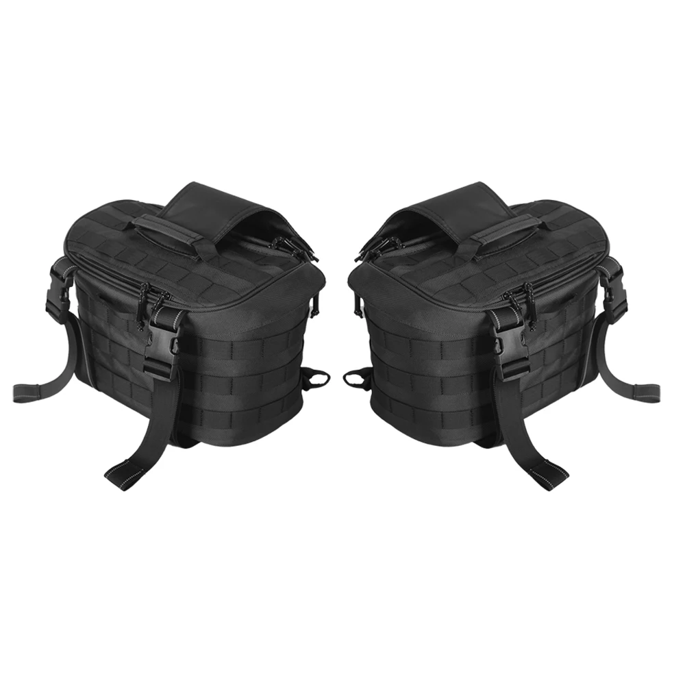 Motorcycle High-Quality Waterproof & Fade-Resistant Nylon Motorcycle Saddlebags 21L One Pair