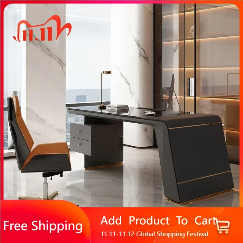 

Minimalist Classics Office Desk Simple Modern White Fashionable Luxurious Office Desk Japanese Tavolino Commercial Furniture