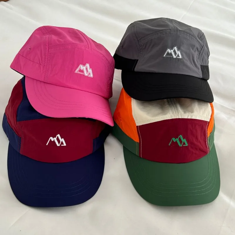 

New Quick-drying Outdoor Baseball Hat Men's and Women's Spring and Summer Travel Versatile Color Matching Adjustable Sports Cap