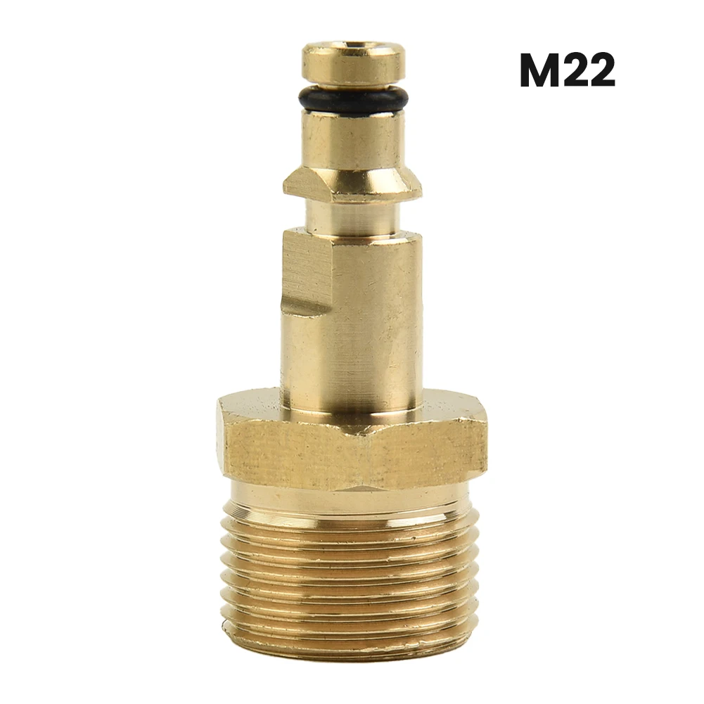 High Pressure Washer Hose Adapter M22 High Pressure Pipe Quick Connector Converter Fitting Quick Connect Plug-In Nipple