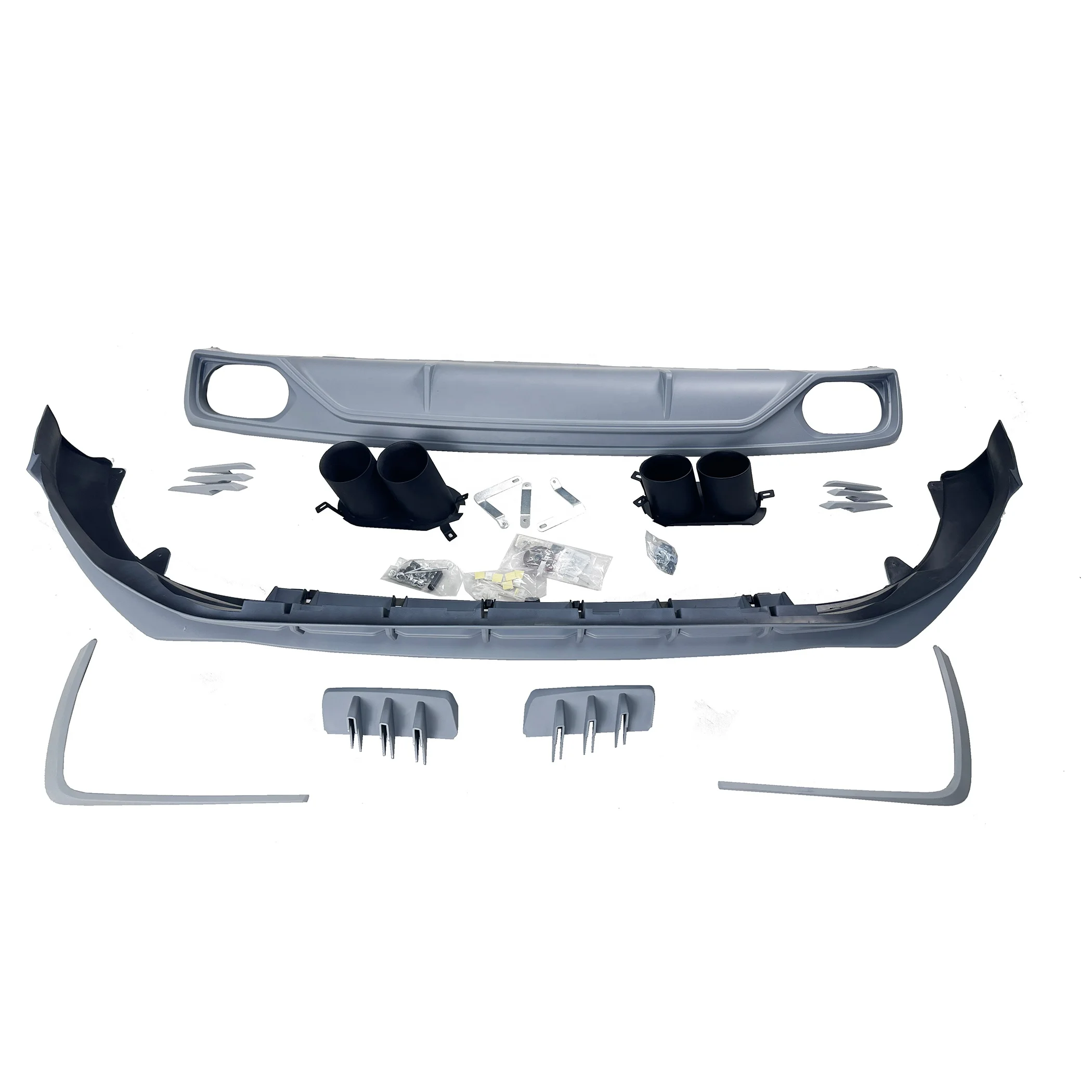 

Q8 PP Body Kit for AUDI Q8 Plastic Body Kit for Q8 2019-2023 Front Lip +Rear Diffuser