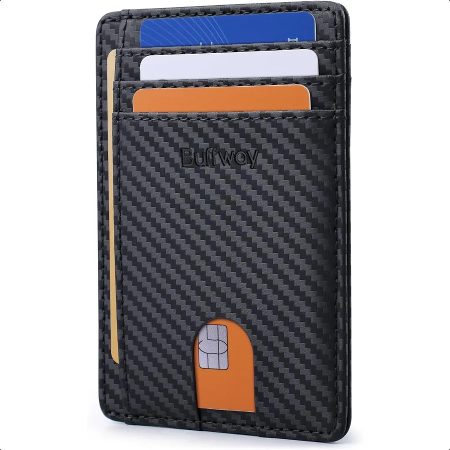 

Slim Minimalist Front Pocket RFID Blocking Leather Wallets for Men and Women