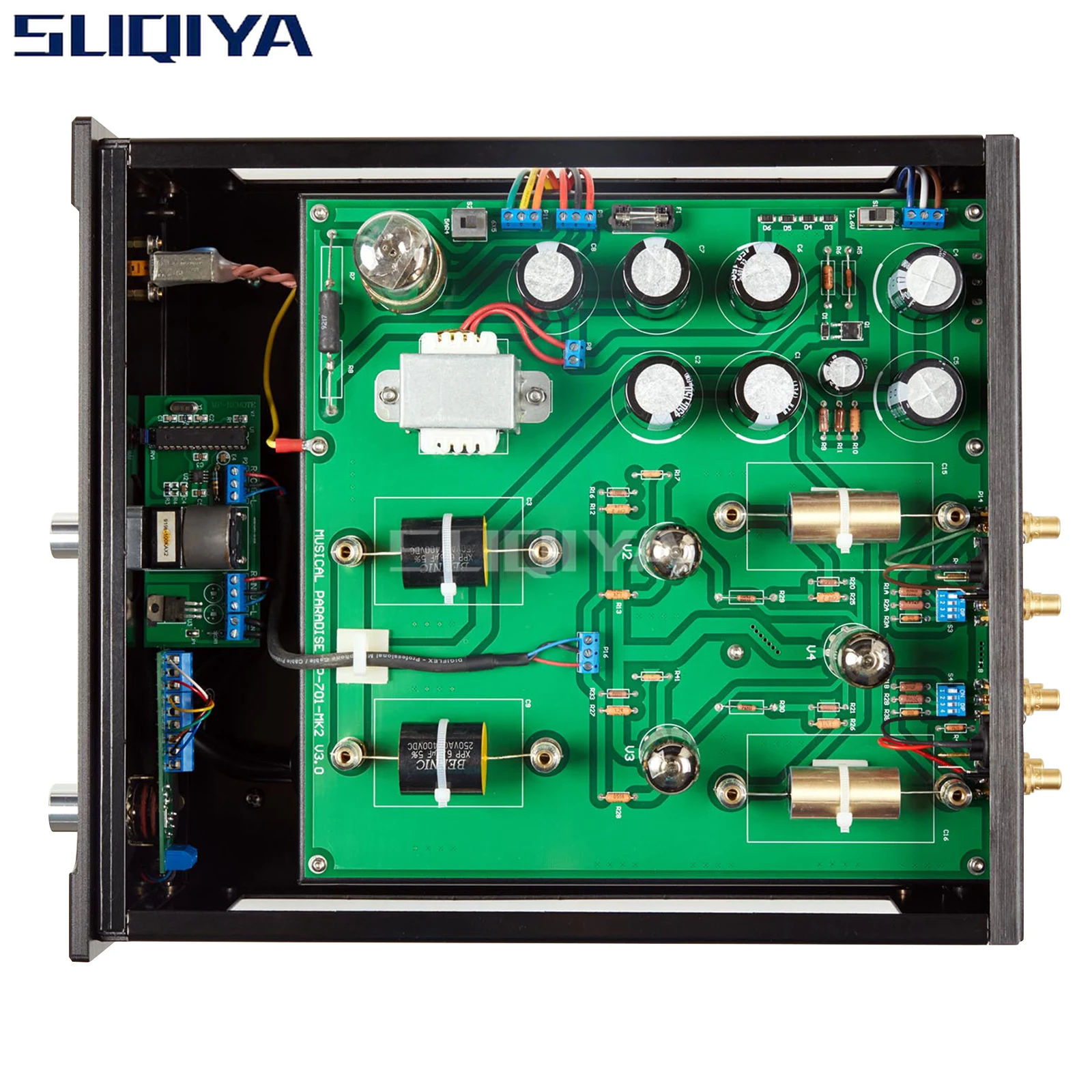 SUQIYA-Hifi Audio Musical Paradise MP-701-MK2 Tube Preamplifier With Remote Volume Control