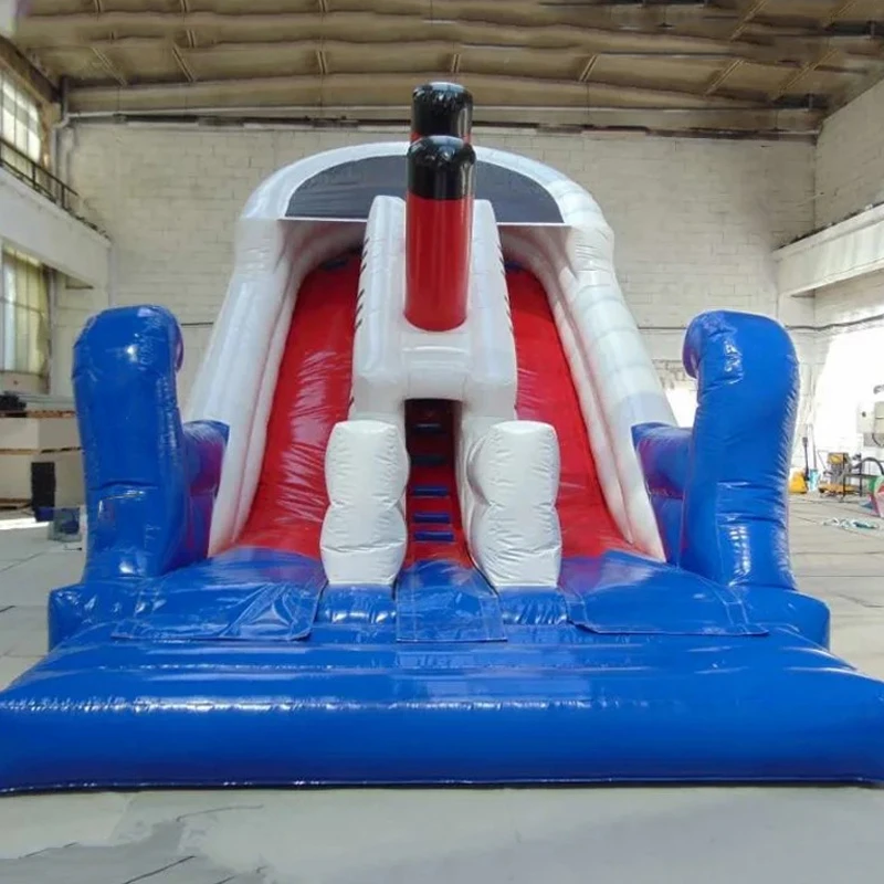 

Classic Inflatable Slide Inflatable Trampoline Ship Shape Can Be Customized 2025 Hot Sale