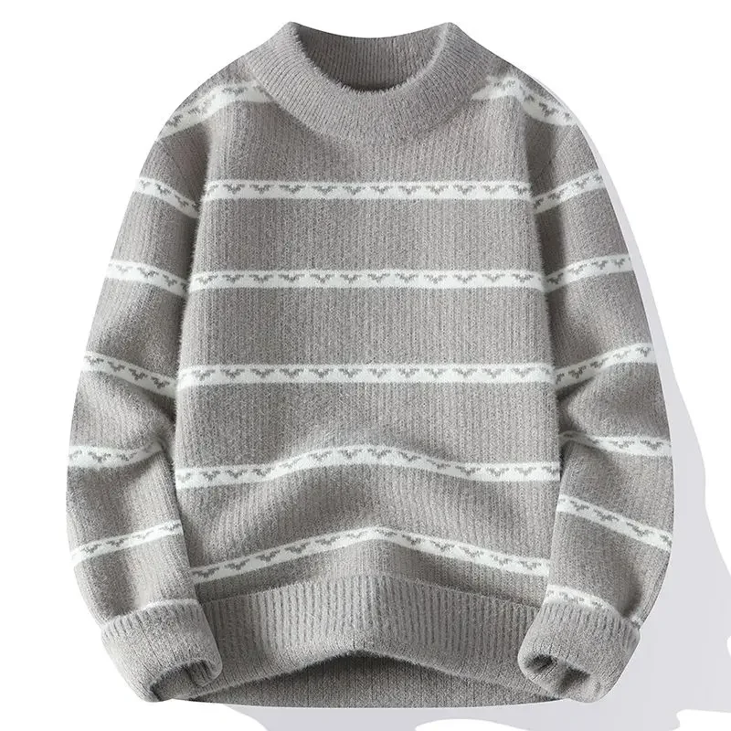 Men and Women Sweaters Base Sweaters Knitted Sweaters Pullovers Couple Outfits Cool Simple Fashionable and Trendy Warm Clothes