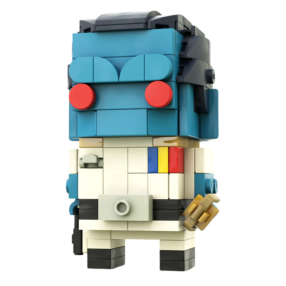 MOC Grand Admiral Thrawn Brickheadz Modell Bausteine Set Alien Grand Admiral Thrawn Bricks Pädagogisches Spielzeug Geschenk