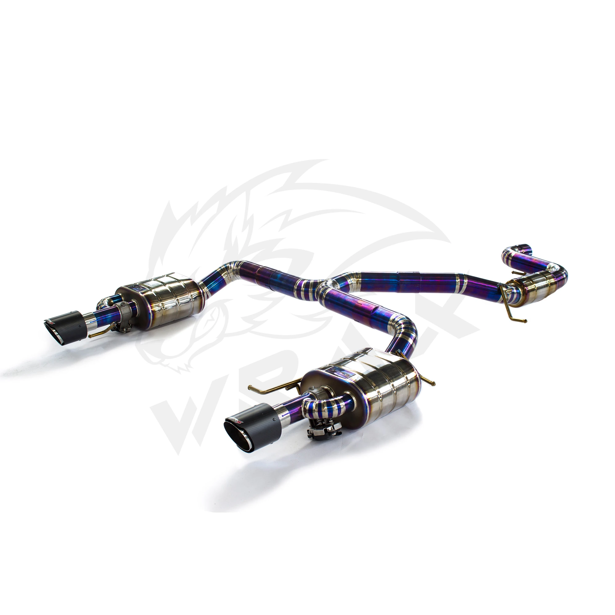 

WRAX Exhaust Titanium Valve Catback for Volkswagen CC Baked Purple Exact Fit DIY modification