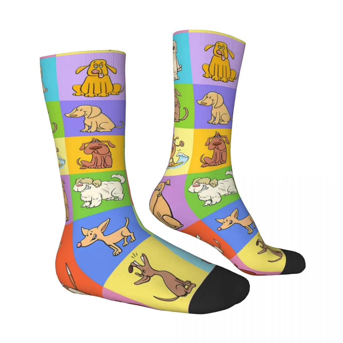 Every Dog Corgi Cute Disposition Gentle Kawaii Drawstring Socks Sports Cartoon Pattern Socks harajuku Men Happy hip hop