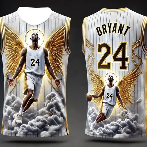 24 ขายร้อน ChatGTP Angel Kobe เสื้อบาสเกตบอลเต็มรูปแบบการออกแบบแฟนการฝึกอบรมบาสเกตบอลที่ระลึกชุดสําหรับผู้ใหญ่เด็ก