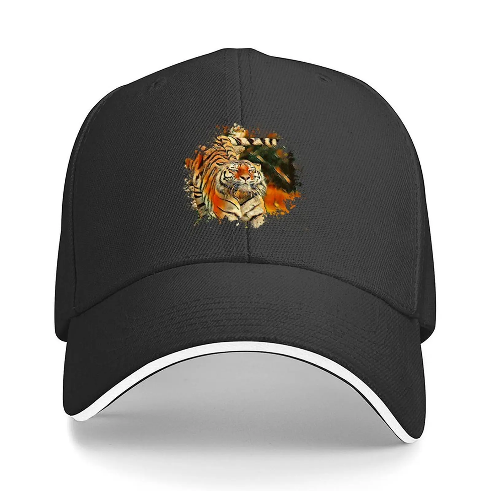 

Tiger Baseball Cap Anime Hat Wild Ball Hat Sports Cap derby hat Mens Women's