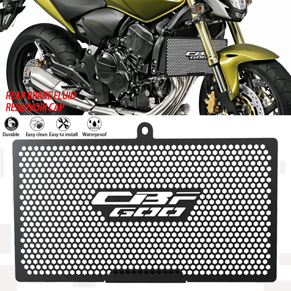 

FOR HONDA CBF600 CBF 600 CB600F CB600 CB 600 F 600F Hornet 2004- 2007 2005 2006 Motorcycle Radiator Grille Guard Cover Protector