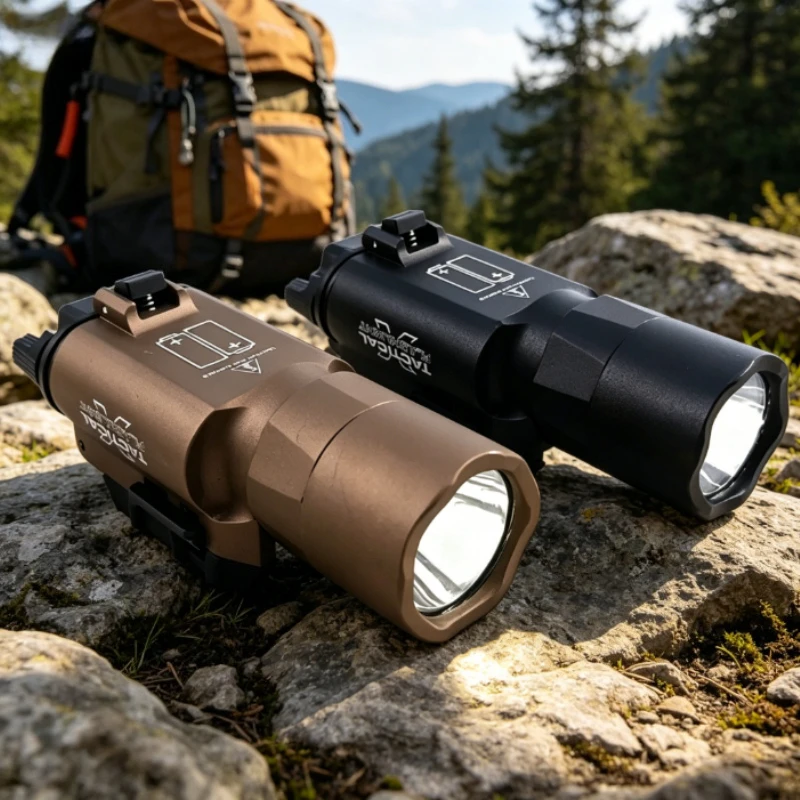 2026 1PC Compact X300U Under-hung Flashlight Metal Structure 500 Lumen Strong Bright Light
