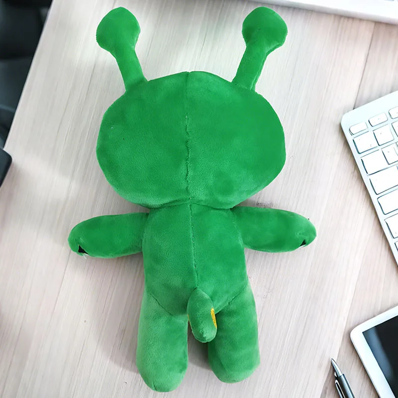 15/35 سنتيمتر الأخضر الغريبة Kawaii ألعاب من القطيفة لطيف لينة وسادة محشوة دمية الكرتون أنيمي الدمى للطفل عيد ميلاد هدية الكريسماس