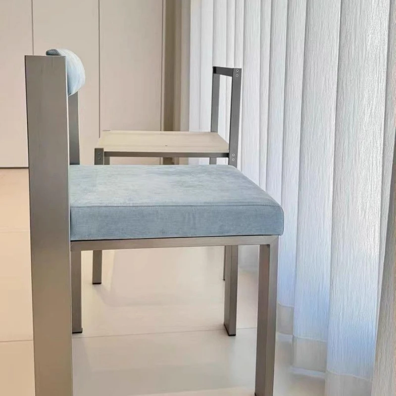 Nordic retro dining chair home simple back  designer creative chair Internet celebrity leisure light luxury makeup