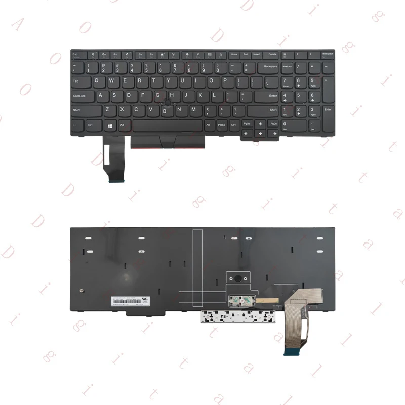 A is suitable for Lenovo ThinkPad E580 E585 L580 L590 T590 E590 E595 R590 P52 P53 P72 P73 P53S P15S laptop keyboards