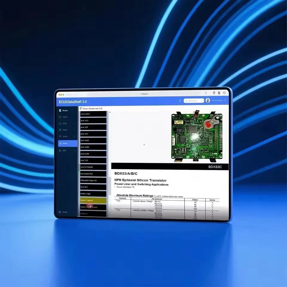 

2025 NUEVO software de reparación Ecus Datasheet 2.0 y información adicional Esquemas de PCB con componentes electrónicos del au