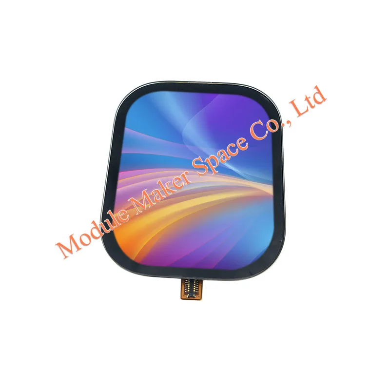 2.01-Inch AMOLED Display Module with Capacitive Touch QSPI Interface 240x296 Driver ICNA3306 Color Touch Display Module Test Kit