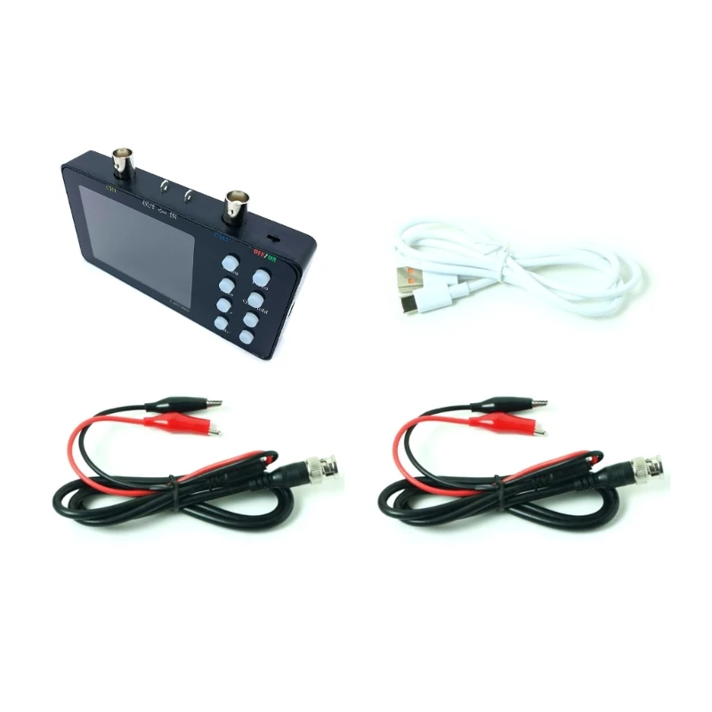 Two Independent Channels Digital Oscilloscope Compatible for Comprehensive Analysis Electronic Repair Engineers