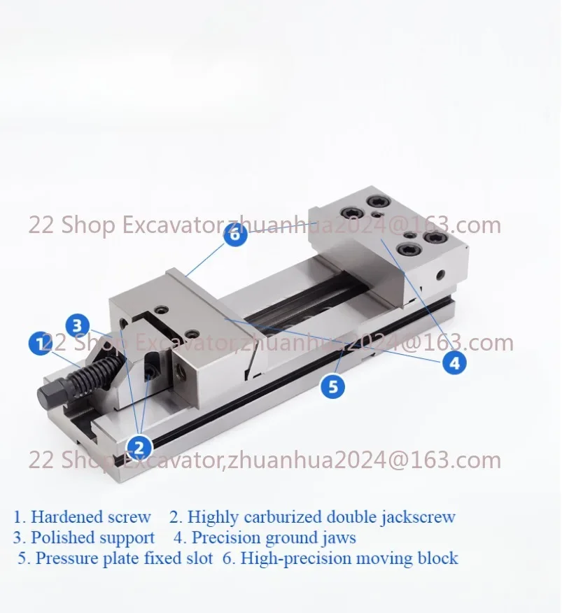 

GT100 (100 x 100) 4-дюймовые прецизионные комбинированные плоскогубцы с ручным зажимом, приспособление с большим отверстием, прецизионные настольные тиски