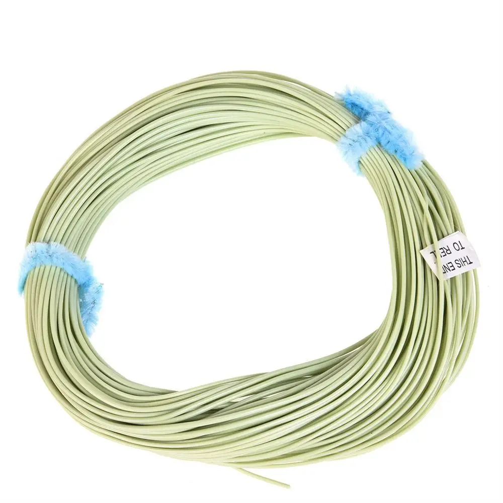 100FT Fly Fishing Line Fluo Front Welded Loop Forward Floating WF3FWF8F Long Casts Weight Fishing Line Fishing Tackles