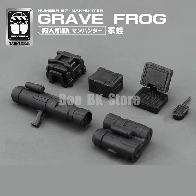 FIFTYSEVEN No. 57 Grave Frog Armored Puppet No. 57 Manhunter 1/24 체중계 휴면 창고 모델 키트, 액션 피규어 로봇 완구