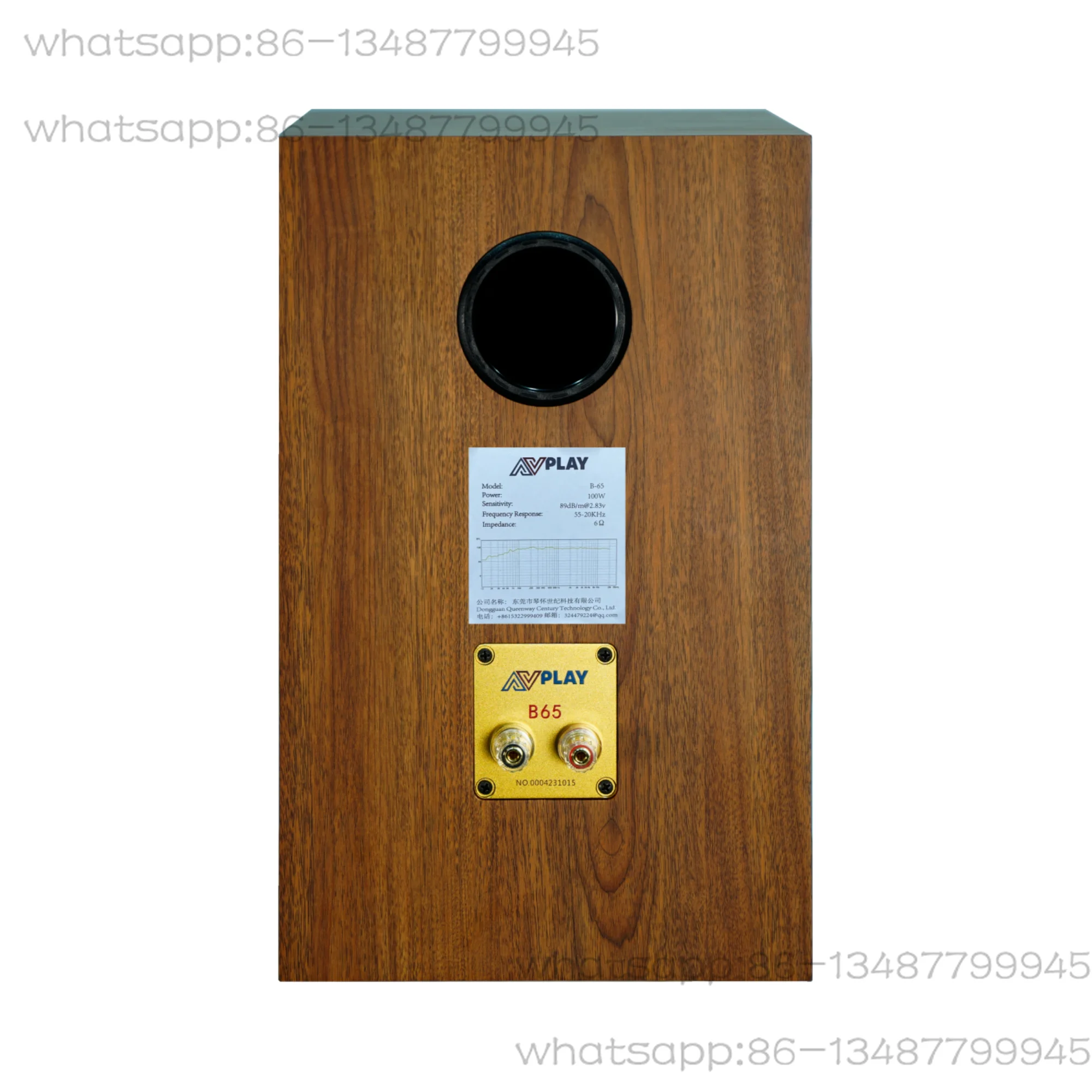 

AVplay B-65 6.5 Inch Silk Film Tweeter 30MM HiFi Bookshelf Speaker Real Solid Wood Sensitivity 89dB 6ohm/10-100W