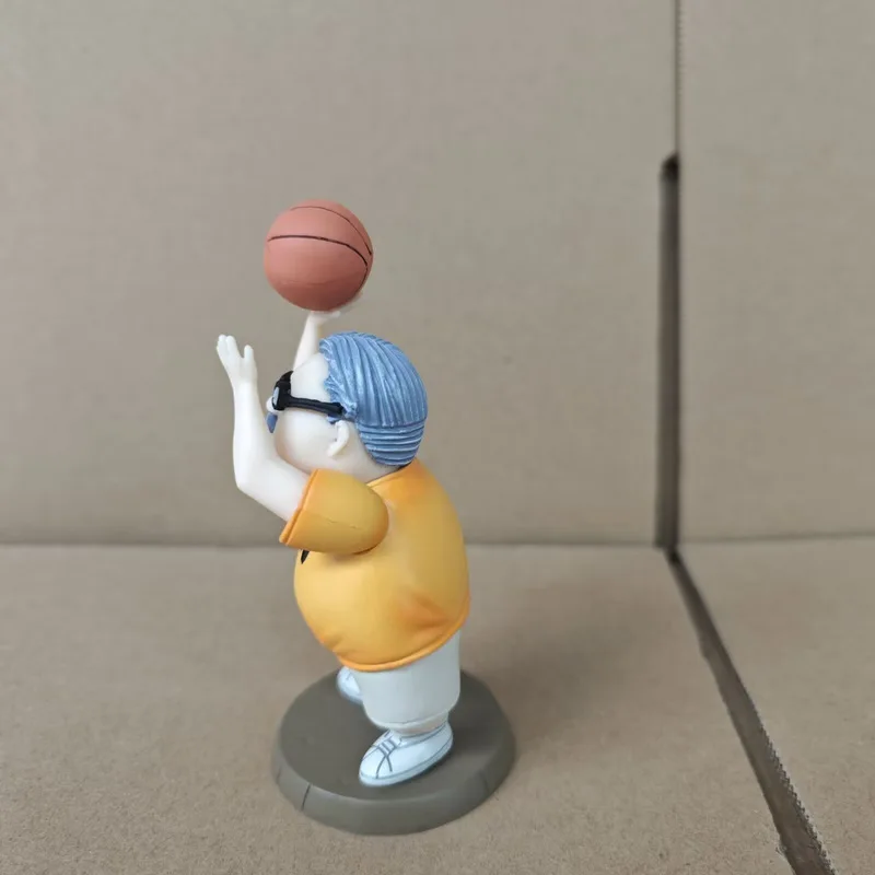 Gk Slam Dunk Mitsuyoshi Anzai Action Figure Pvc Collection Anime 12cm Chibi Coach Shohoku Figurine Ornaments Model Toys Gifts