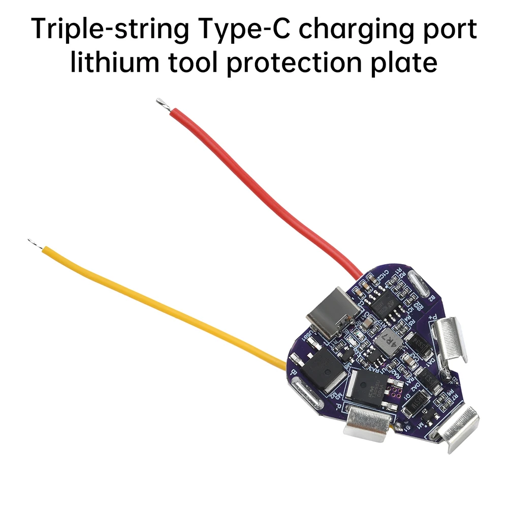 2mos 12.6v bms li-ion placa de proteção de bateria de lítio 18650 power bank balanceador placa equalizadora de bateria para furadeira elétrica