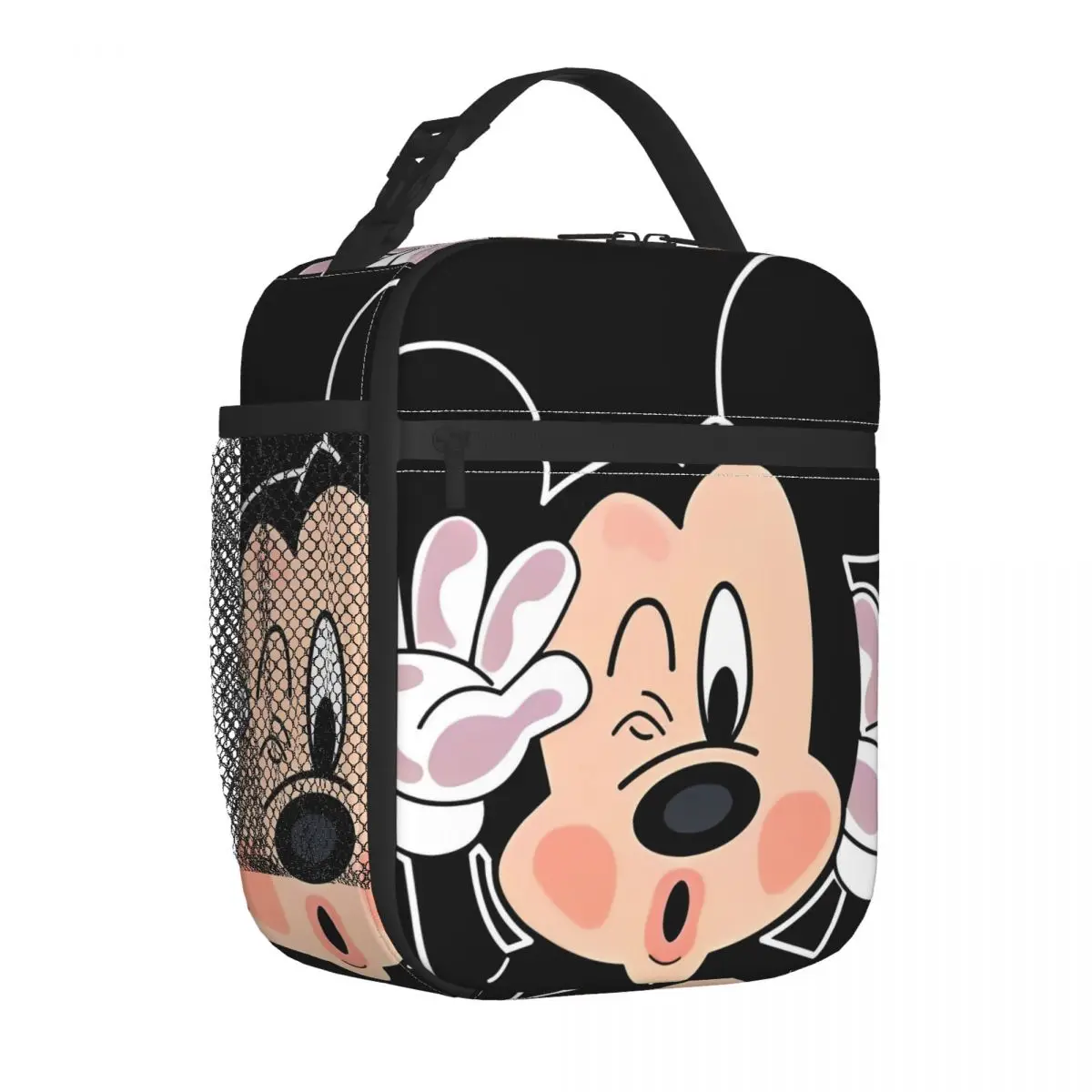

Kawaii Mickey Mouse Insulated Lunch Bag High Capacity Lunch Container Thermal Bag Tote Lunch Box College Outdoor Girl Boy