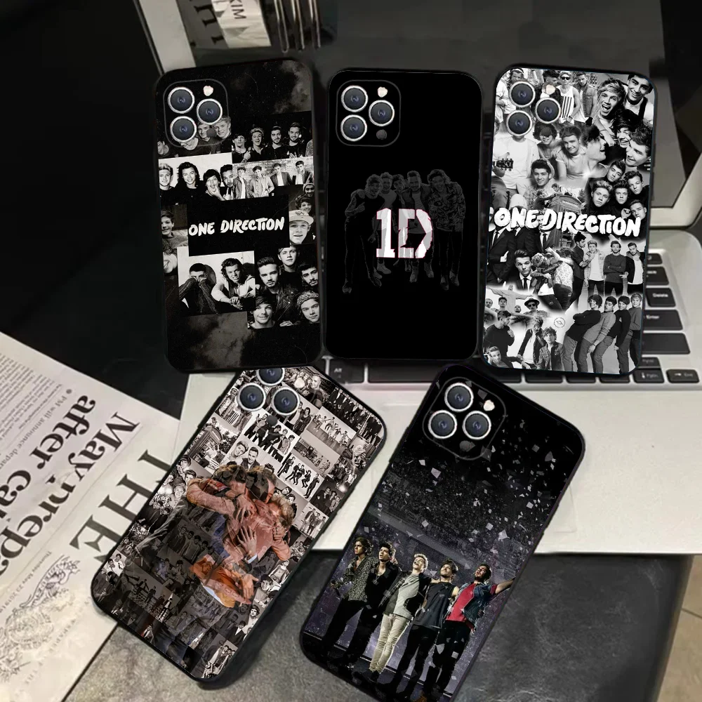 حافظة هاتف باند O-One Direction من السيليكون الناعم لهاتف آيفون 16 15 14 13 12 11 Plus Pro Max Plus #5