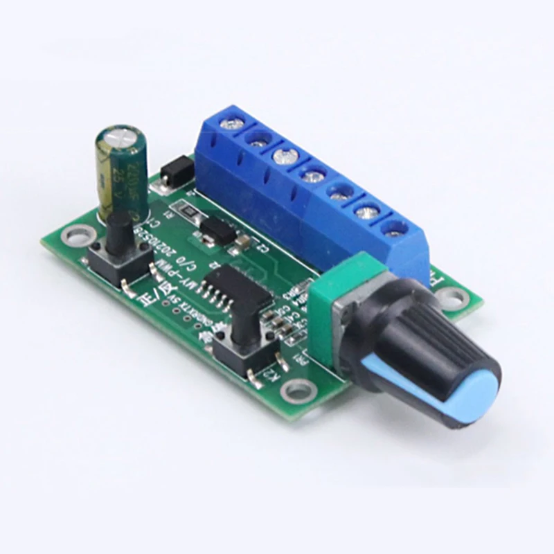 Controlador universal da velocidade stepless do freio da parada de emergência de 5v12v24v 6-30v controlador sem escova da velocidade do motor pwm da c.c. (novo)