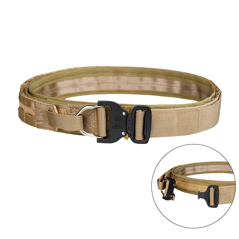 Outdoor Trainning Belt ,Outdoor Hanging Belt ,Lightweight Camouflage Belt ,Quick Release Metal Buckle Belt