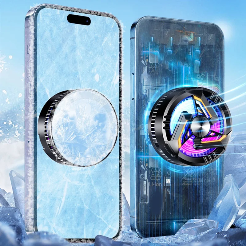 1 Set Mobile Phone Cooler Cell Phone Cooler Semiconductor Cooling Cell Phone 2 Gears Adjustable