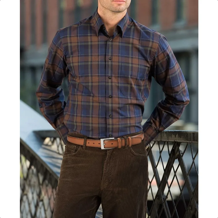 أحزمة CHAOREN للرجال من الجلد 1 1 8 بوصة للهدايا للرجال رفيق مثالي للأحذية الرجالية