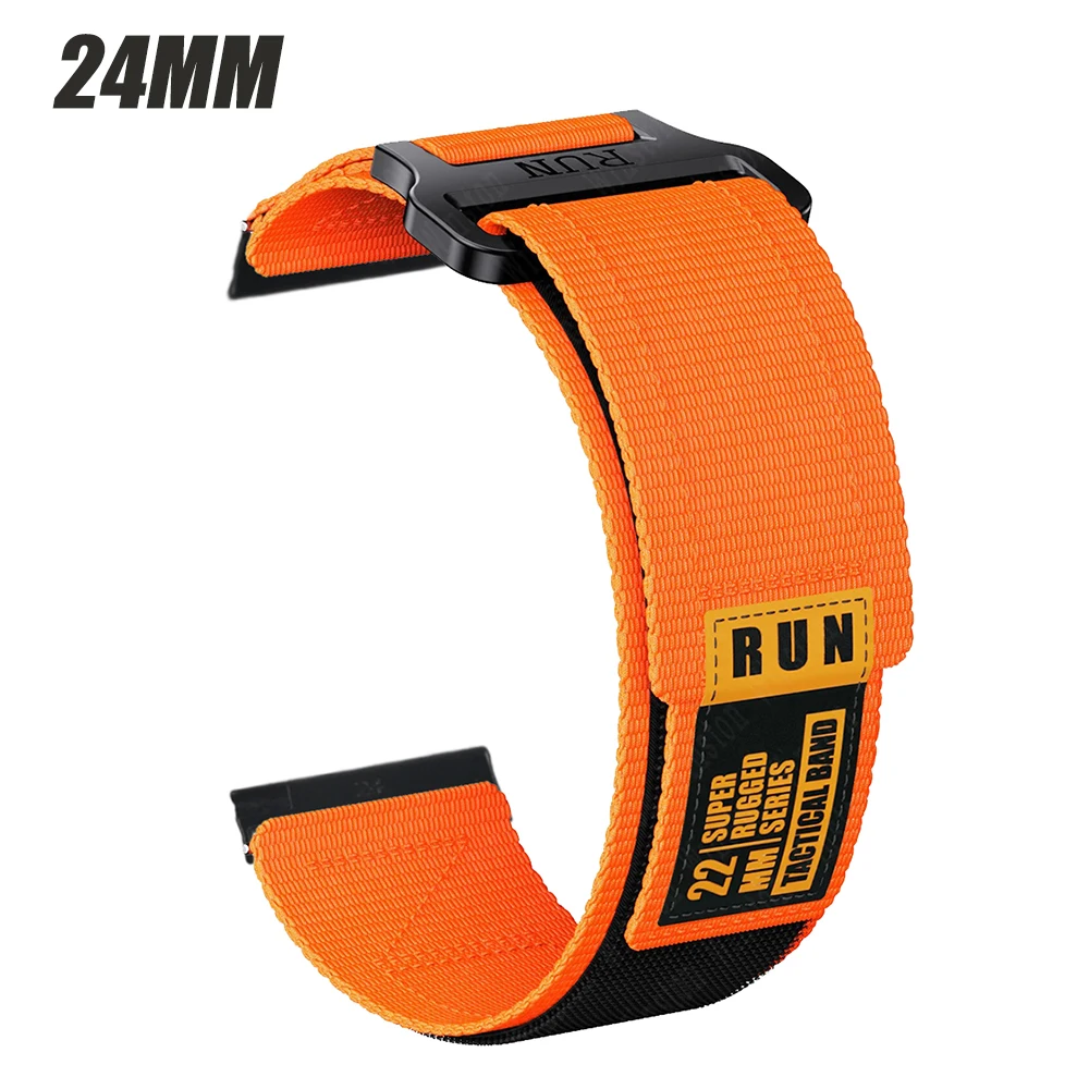 20mm 22mm 24mm Nylon Watch Strap for Garmin  Samsung Huawei image 5