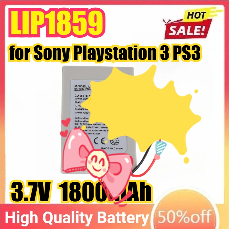 

PS3 LIP1859 Built-in Battery 3.7V 1800mAh Rechargeable for Sony PS3 Game Console Handle Lithium Batteries