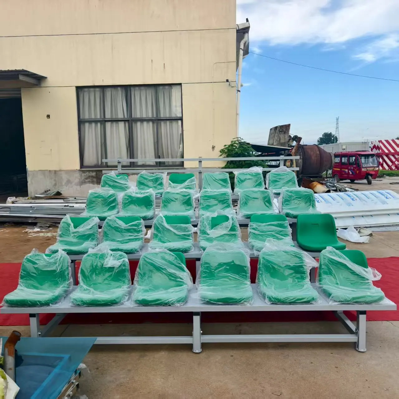 

Stadium Seats for Soccer Pitch & Football Substitute Sports Court Soft Grandstand Audience Seats Essential Equipment