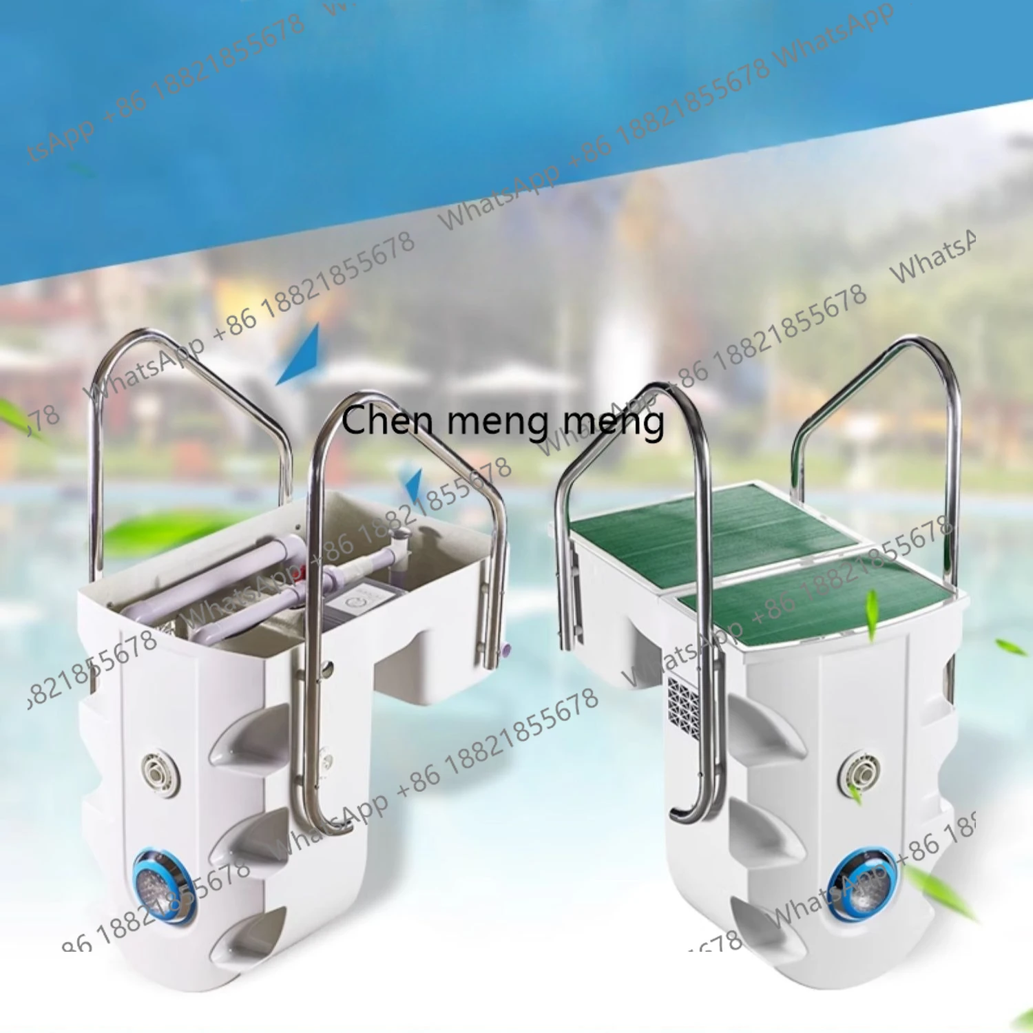 Sistema de filtración y filtración de máquinas integrado de filtración y circulación de bomba de agua con tanque de arena montado en la pared para piscina