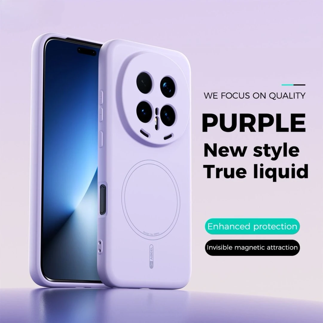 Luxury Liquid Silicone For Magsafe Charging Soft Case For Honor Magic 8 7 Pro 500 400 Touch-friendly Anti-fingerprint Back Cover