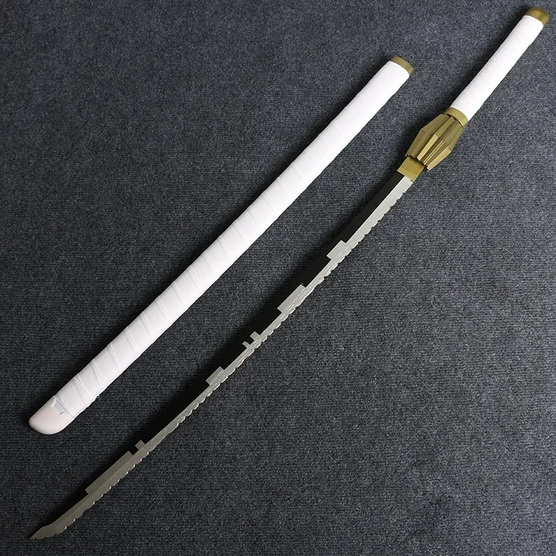 Newest Bleach 110cm Cosplay Anime Wood Role Playing Zaraki Kenpachi Assembled Sword 43inch Model Katana
