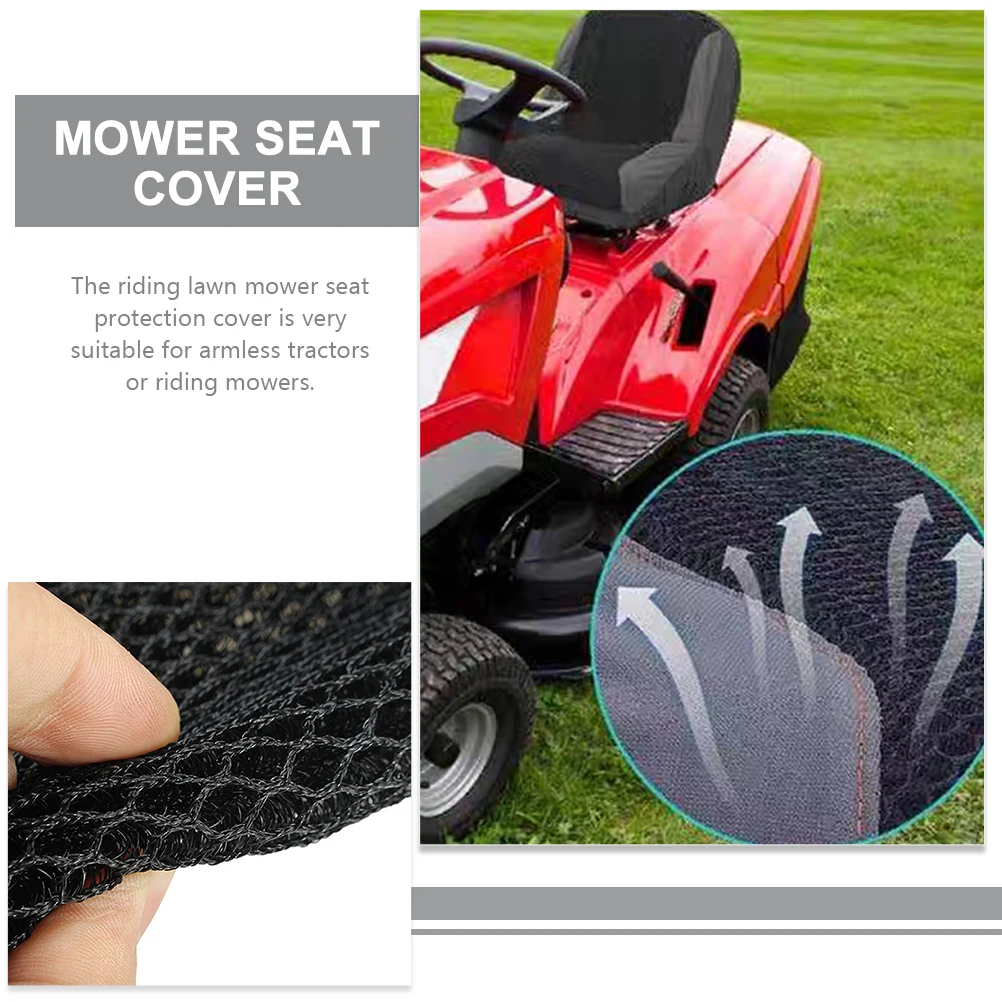 

Tractor Seat Cover Oxford Mesh For Riding Lawn Mower Sun Protection Seat Protector Heavy Duty Garden Tool Accessory