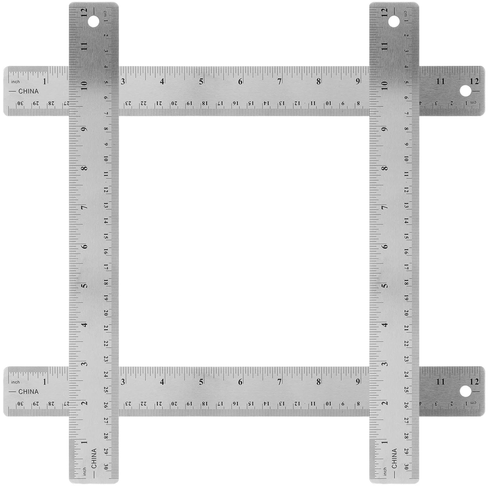 4pcs Soft Cork Ruler 30Cm Multi-Function Straight Measuring Tool For Drawing Students Kids Office School Portable