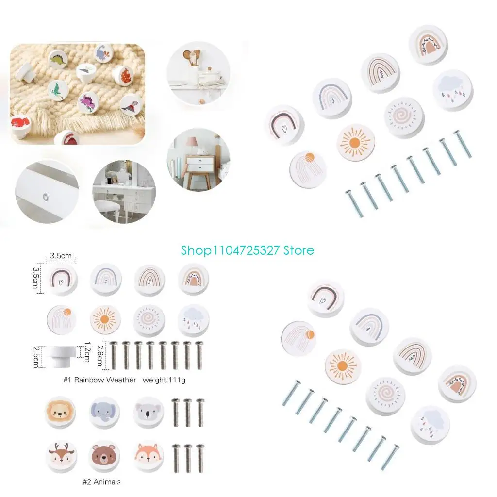 

D8KF Animal Round Drawer Cabinet Handle Drawer Pull